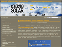 Tablet Screenshot of cosolar.com